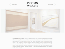 Tablet Screenshot of peytonwright.com